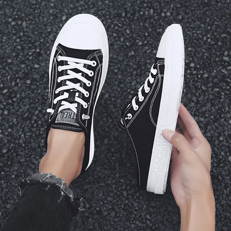 

2019 summer new comfortable non-slip flat shoes baotou no-slip slippers men's shoes fashion wild casual shoes