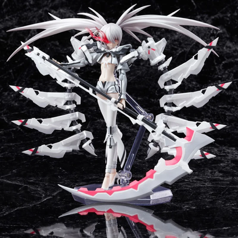 Anime Black Rock Shooter THE GAME White Action Figure Movable 15cm PVC Collection Model Dolls Toys for Boys Gifts | Игрушки и хобби