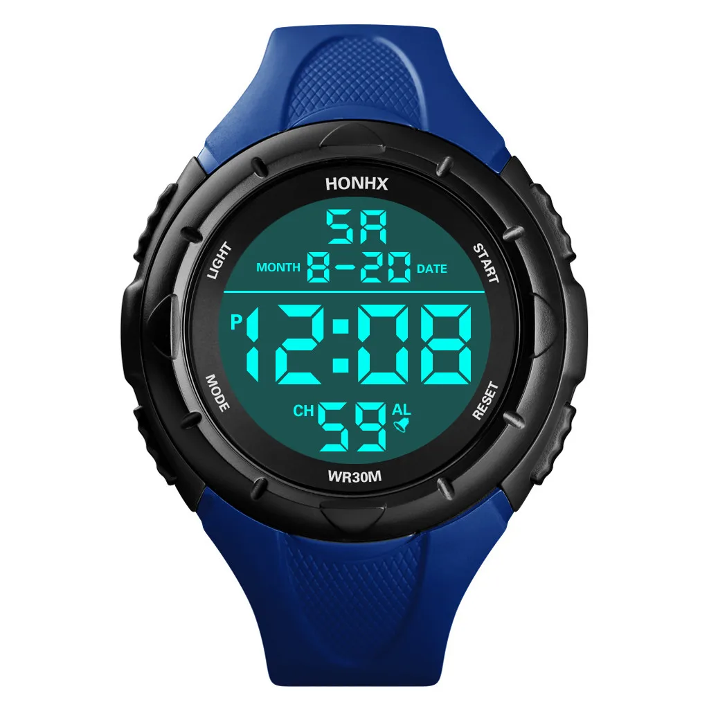 Мужские часы Reloj hombre honhx роскошный мужской цифровой светодиодный часы с датой спортивные мужские уличные электронные часы Montre homme Zegarek męski@ 12
