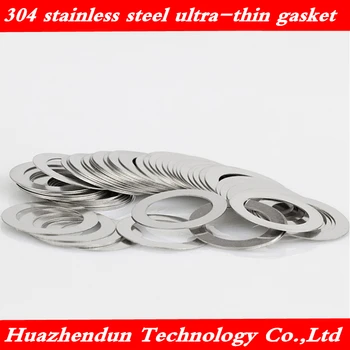 

304 stainless steel ultra-thin metal gasket thickness 0.1mm gap flat washer wire non-standard thin washer Φ4*6*0.1mm 100pcs