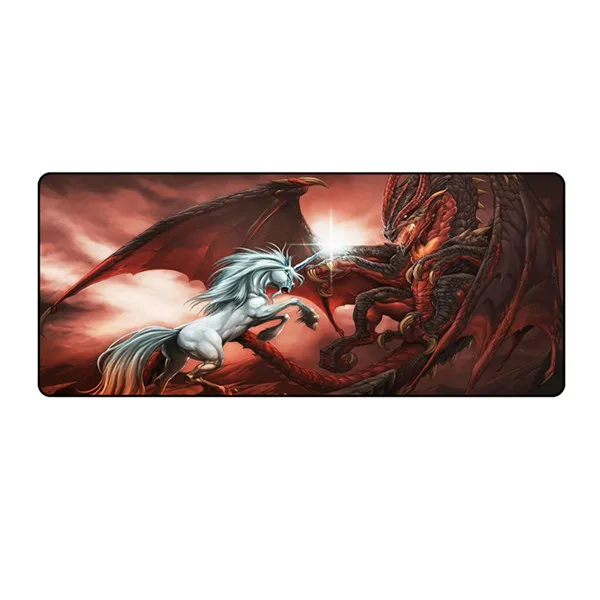 Игровой коврик для мыши с единорогом, 70*30 см, коврик для мыши L, аниме, коврик для мыши, единорог, лошадь, Офисный Компьютерный стол, коврики, аксессуары для ПК, Сейлор Мун - Цвет: Серый