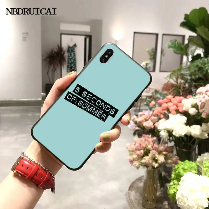 PENGHUWAN 5SOS 5 seconds of summer ТПУ чехол для телефона с изображением на задней панели Корпус