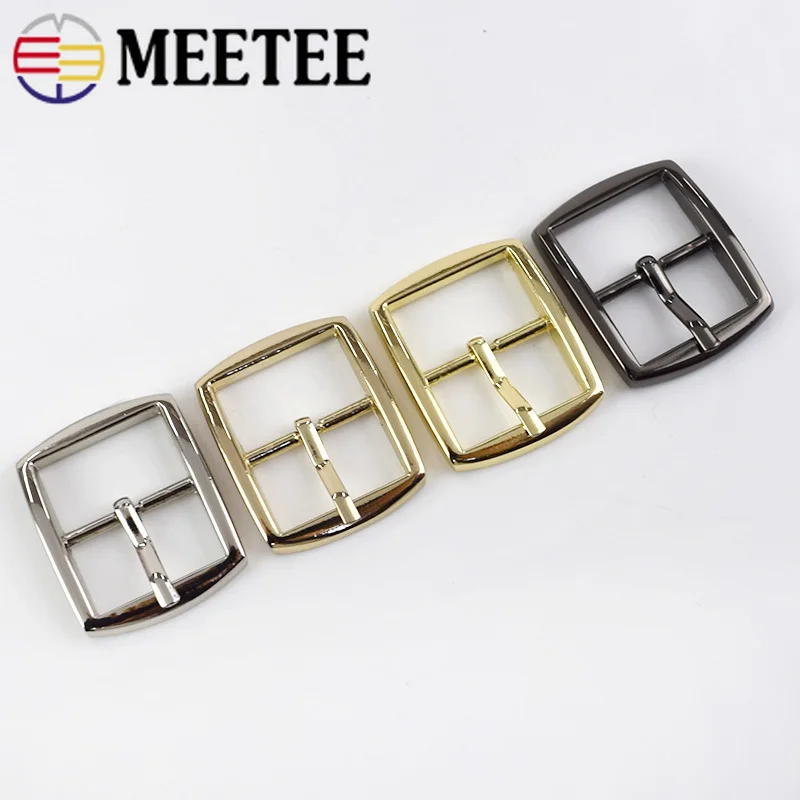 Meetee 5/10 шт. 20 мм металлической пряжкой DIY плечевой ремень регулировки Tri скользящая
