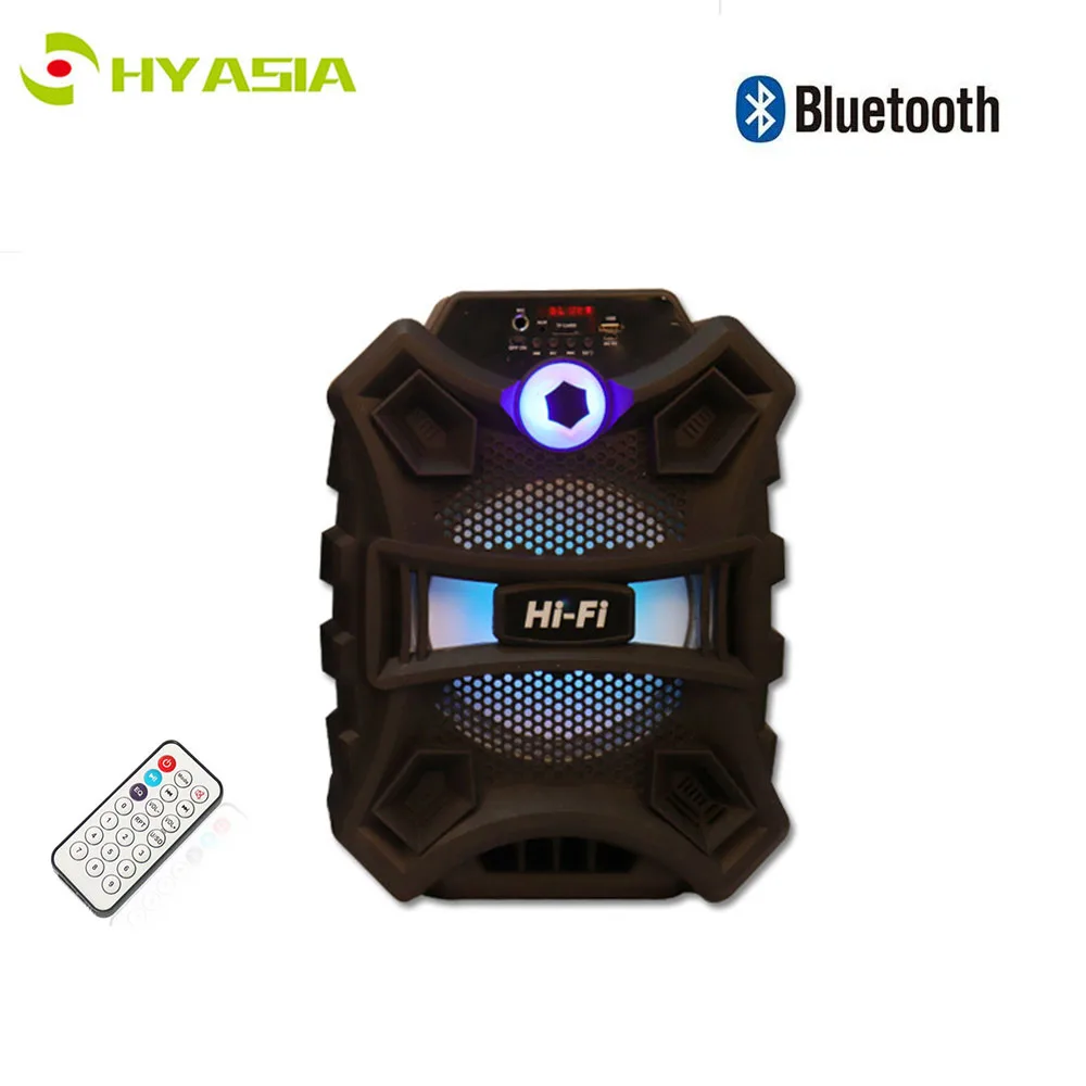

HYASIA Hifi Portable bluetooth Speaker FM Radio Move KTV Wireless Surround Sound Subwoofer 10W Outdoor Speakers Boombox TF USB