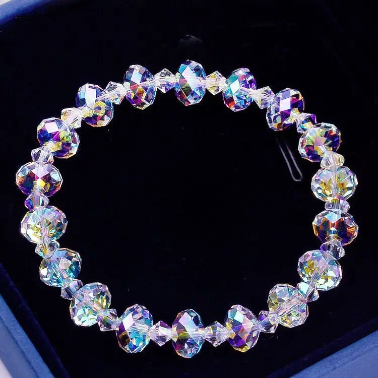 Crystal Beaded Bracelets For Women New Fashion Sweet Temperament Handwork Bracelets&Bangles Charms Jewelry Making beaded bracelet stone bead bracelet crystal bracelet crystal quartz bracelet