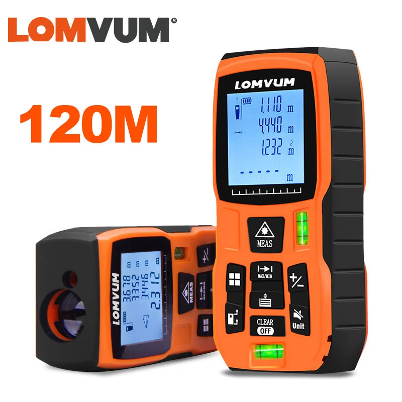 Lomvum 40m 60m 80m 100m Laser Rangefinder Digital Laser Distance Meter Batterypowered Laser