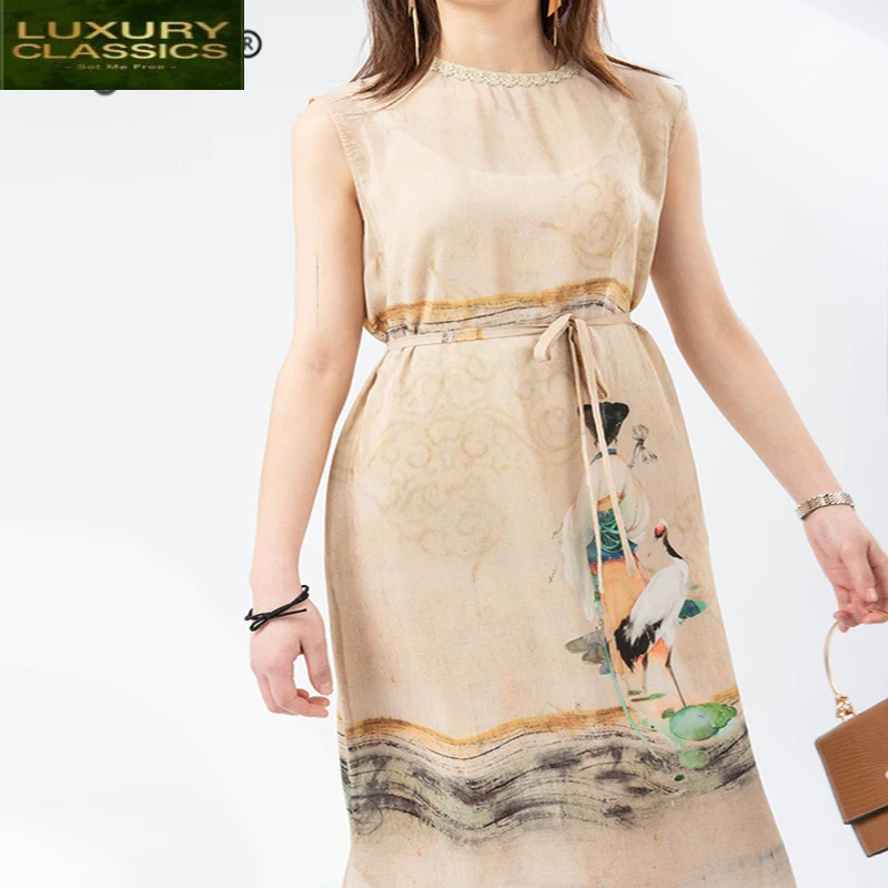 

Шелковое винтажное летнее платье, женская одежда 2021, длинные платья с цветочным принтом в стиле бохо, элегантные пляжные аксессуары, A3139