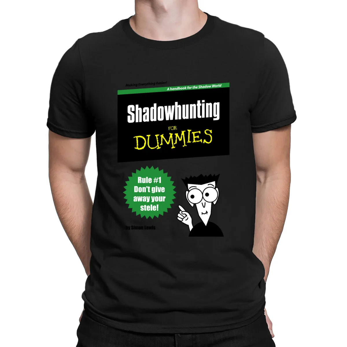 Shadowhunter Shadowhunting для чайников футболка Топы Графический Солнечный свет Мужская футболка настроить уникальный причудливый Anlarach