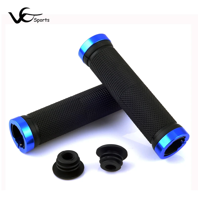 Bicycle grips ergonomic rubber MTB ultralight 120g/pair 130mm mountain