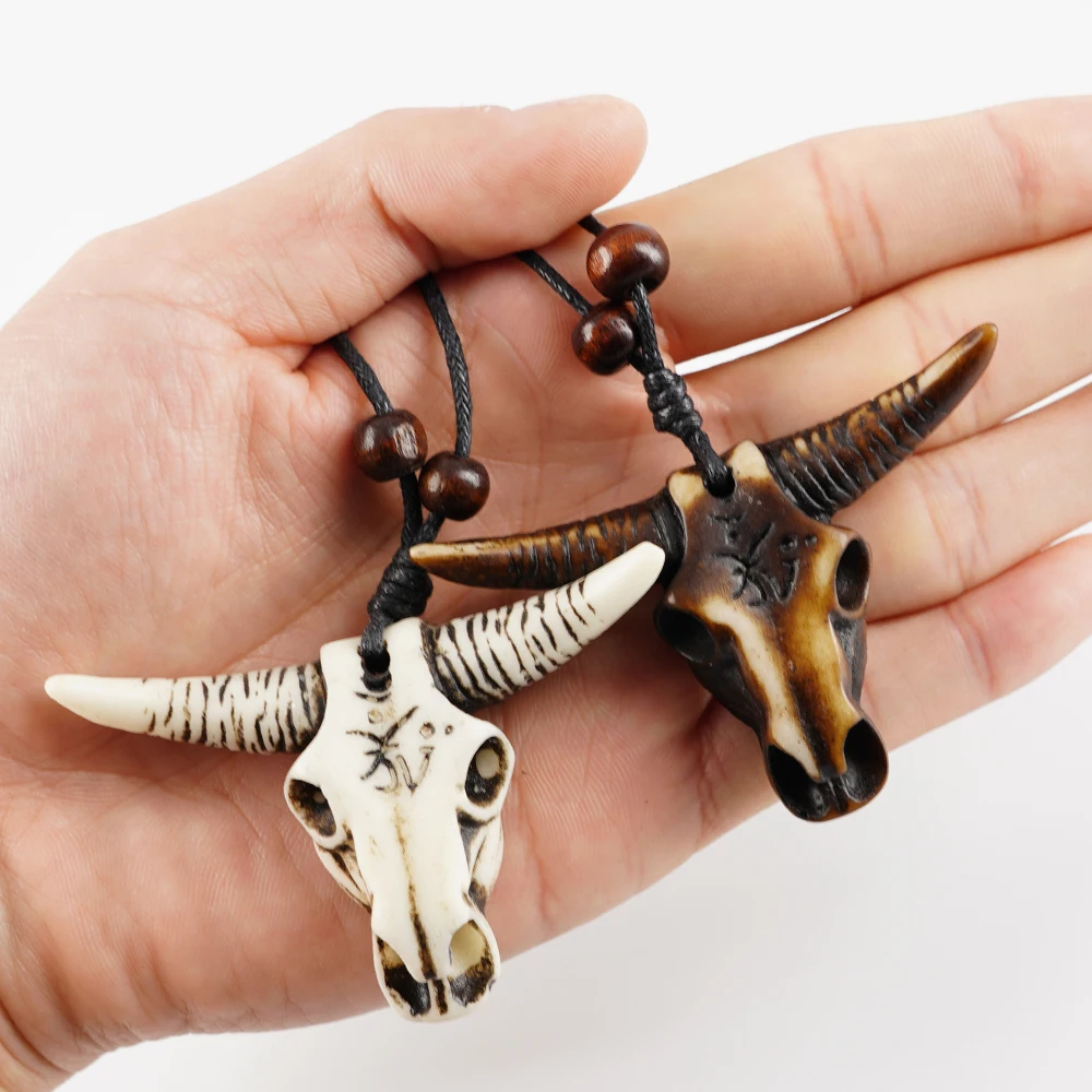 Bull Skull Necklace Women | Party Accessories Jewelry | Glowing Skull  Pendant - Pendant - Aliexpress