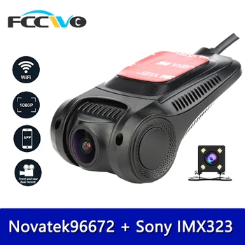 

FCCWO F3 Dash Cam Novatek96672 Sony IMX323 WiFi 1080P Car DVR Registrator Video Recorder Auto Camera Dashcam dvrs Dash Camera