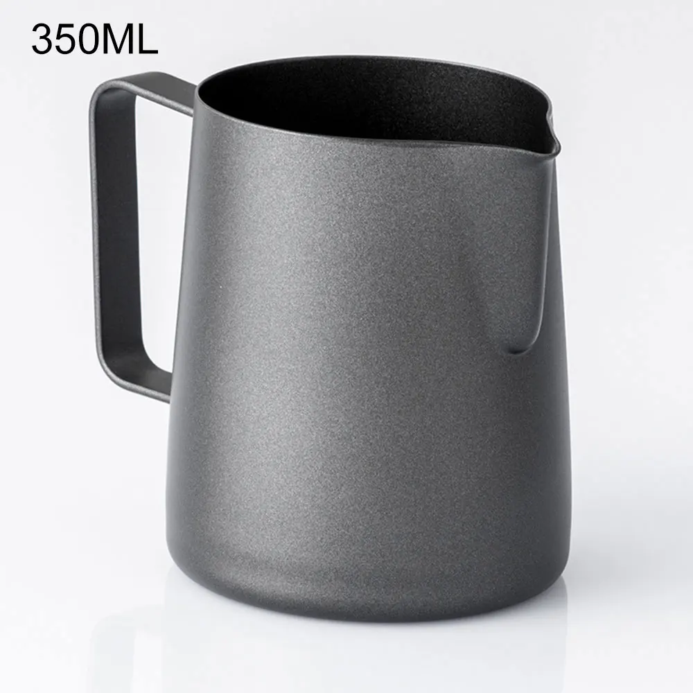Grey 350ml 600 мл кувшин для молока из нержавеющей стали кувшин для вспенивания молока эспрессо кофе кувшин с Встроенный термометр для приготовления кофе - Цвет: Grey 350ml