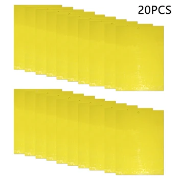 

Sunproof Glue Board Pest Monitor Non-toxic Flying Insect Trap Hanging Hole Double Sided Waterproof Bug Catcher Self Adhesive