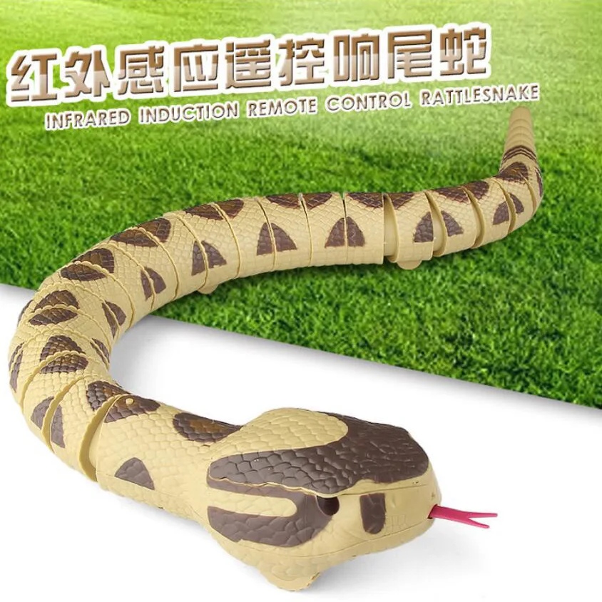 

Strange New Model Remote Control Rattlesnake Serpent Model Spoof Trick Realistic Viper CHILDREN'S Toy Hot Selling