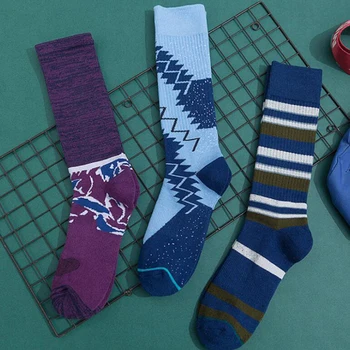 

Hip Hop Stripe Men's Socks Fashion Cotton Long Knee Socks Man Sport Socks Skatebord Calcetines