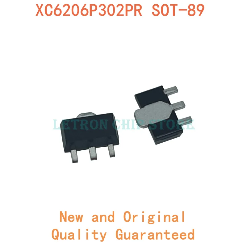 Новый и оригинальный чипсет IC XC6206P302PR SOT89 6206A-30 6206A 3V SOT-89 20 шт. | Электронные