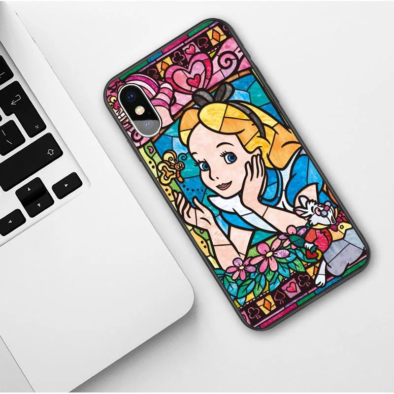 Cute cartoon Stitch Soft Phone Case For iPhones 11 Pro Max Tinkerbell Cover For iPhones X 6 6S 7 8 Plus XS MAX XR Coque