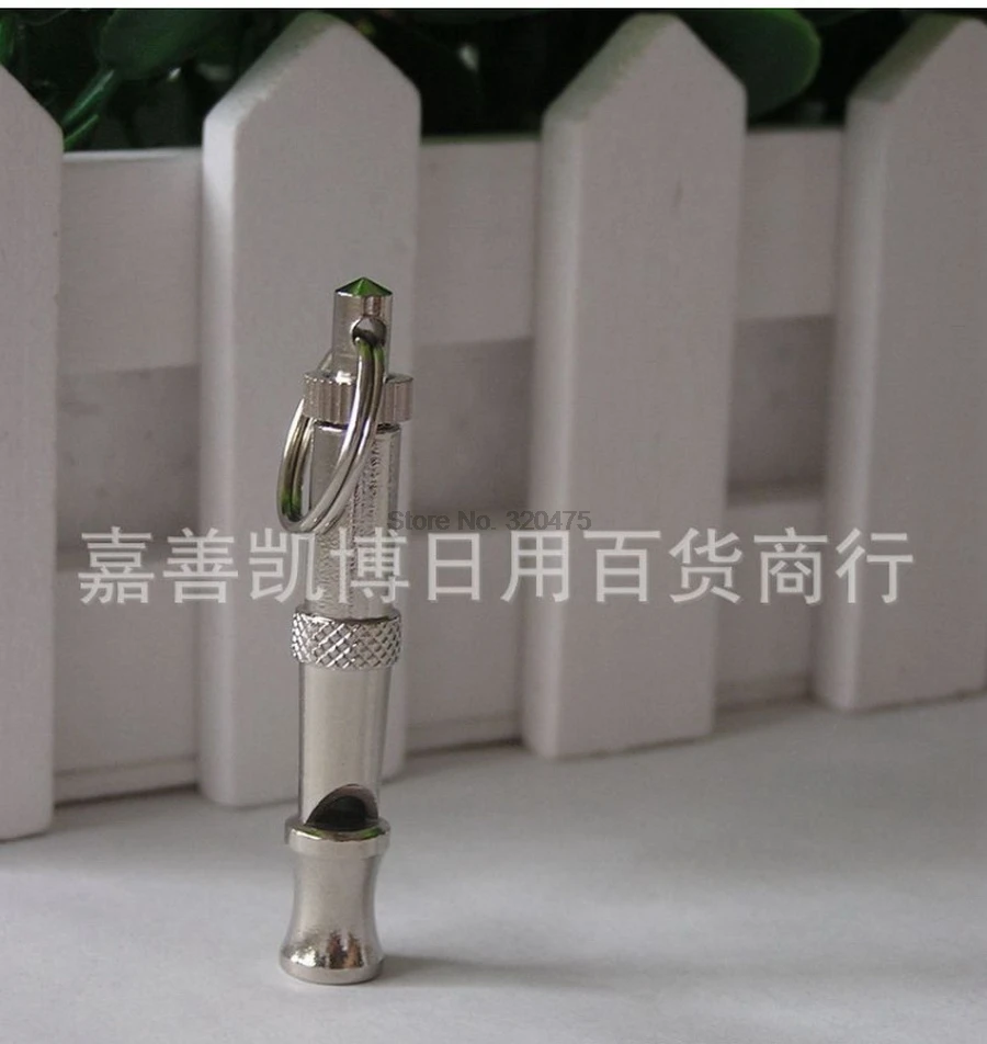 by dhl or ems 200 pieces High Quality Stainless steel Dog Puppy Whistle Ultrasonic Adjustable Sound Key Training for Dog Pet