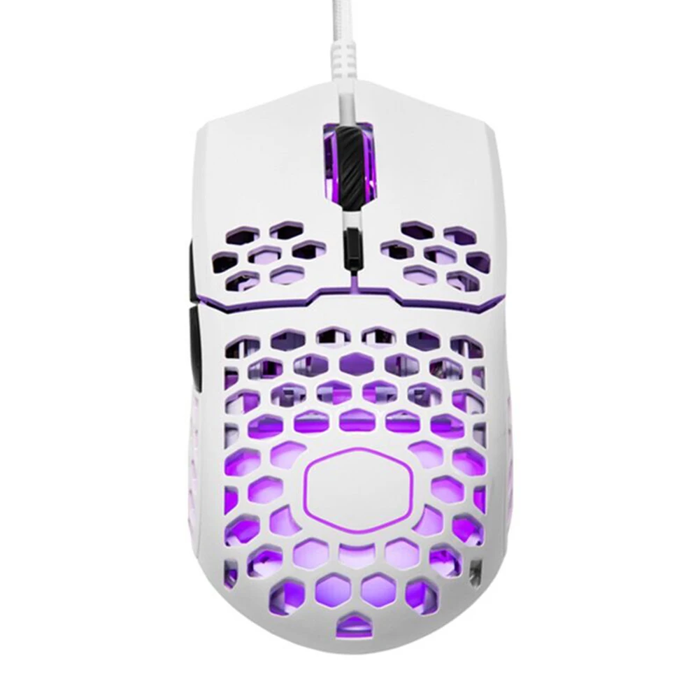 Laptop Desktop Professional Computer Mouse MM711 RGB Gaming Mouse USB Wired 16000DPI Adjustable Computer Mice