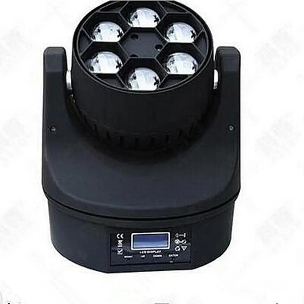 

LED Mini Bee Eye Led Moving Head Light Beam Effect 6x15W dj RGBW 4IN1 LED Lamp 10/15CH