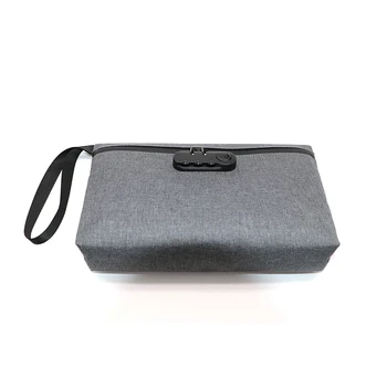 

1pcs Smell Proof Bag+1pcs English Manual Storage Herbal Odor-proof Bags Lock Safe Zipper Convenience