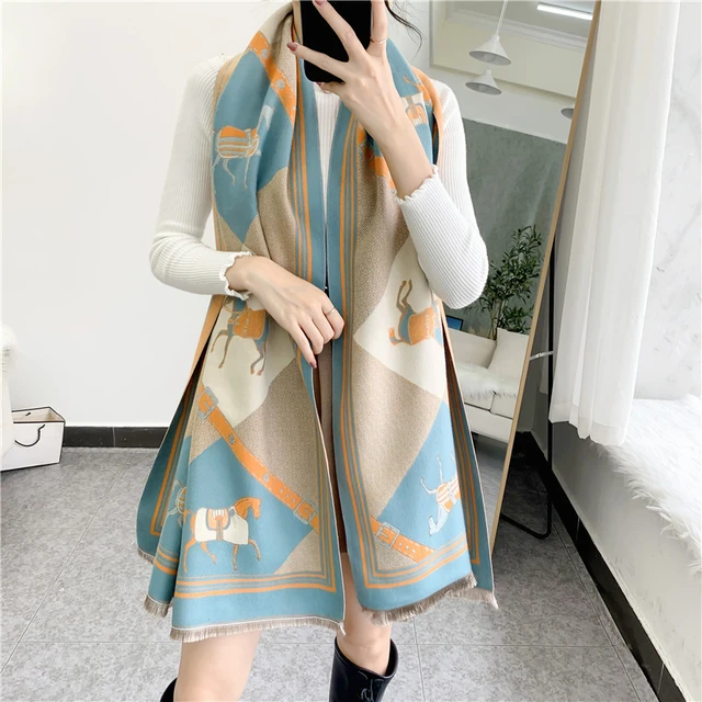 Women's Cashmere Scarf Luxury Brand  Scarf Ladies Cashmere Luxury Brand -  Luxury - Aliexpress