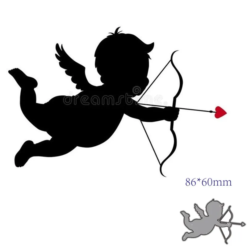 Metal Cutting Dies Cut Mold Cupid Decoration Scrapbook Paper Craft Knife Mould Blade Punch Stencils | Дом и сад