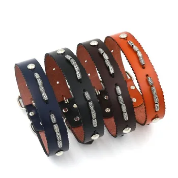 

Pu Collar Traction Dog Collar Pet Products Solid Jeweled All Seasons Pet Collars Supplies Products Pet Dogs Collars