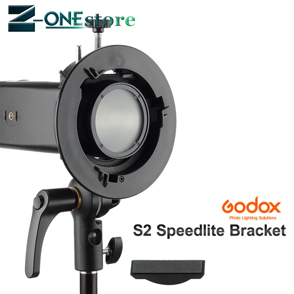 Godox S2 Bowens крепление вспышки s-типа держатель кронштейн для Godox V1 V860II AD200 AD400PRO Speedlite Flash Snoot софтбокс