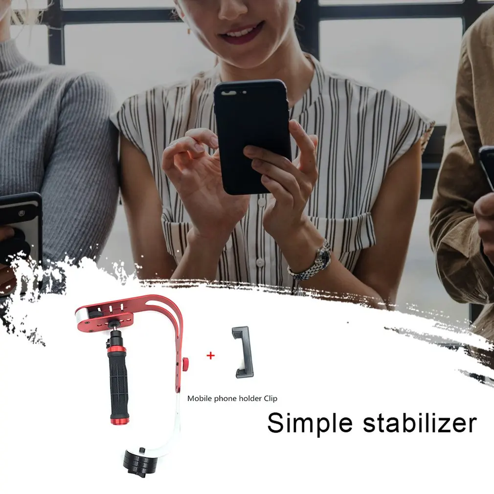 Ручной Мини Стабилизатор для цифровой камеры Gopro из алюминиевого сплава для мобильных Dslr 5Dii