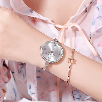

2019 New Fashion Quartz Ladies Watch Luxury Stainless Steel Women Bracelet Watch Waterproof Brand Women Watch Relogio Feminino