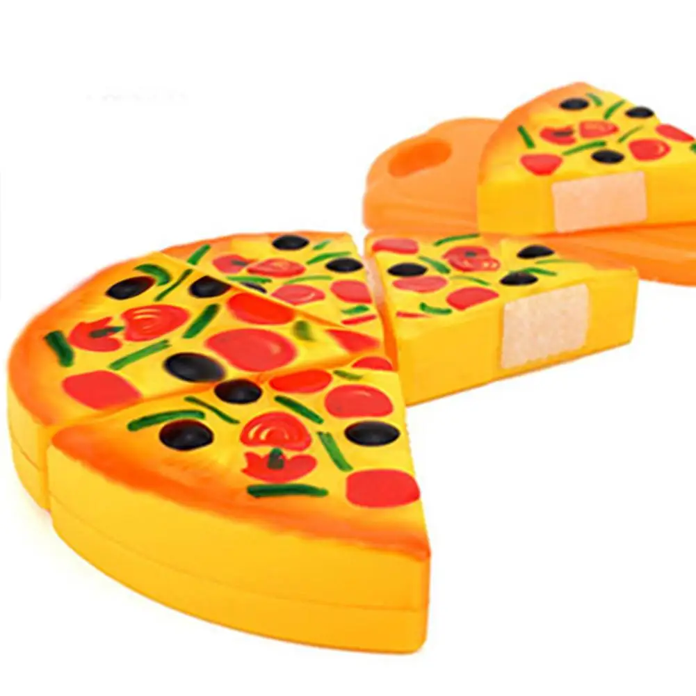 UK_ LC_ NEY KITCHEN PIZZA PARTY FAST FOOD SLICES CUTTING PRETEND PLAY FOOD TOY G 