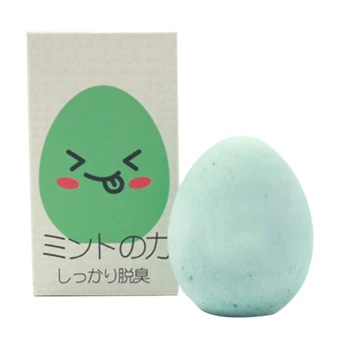 

Refrigerator Deodorizing ball Egg Shape Air Purifier Fishy Musty Moisture Remover Diatomite Wardrobe Deodorizer Odor EliminatorG