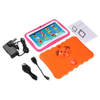 

7 Inch Quad Core Kids Children Tablet PC 1GB RAM+8GB ROM Professional Learning Education Tablet Computer for Android 4.4