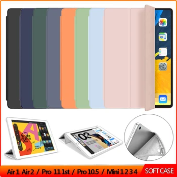 

For iPad Air 1st 2013 Air 2 2014 Case Pro 10.5 2017 Pro 11 1st Gen 2018 Cover Funda for iPad Mini 1 Mini 2 Mini 3 Mini4 Capa