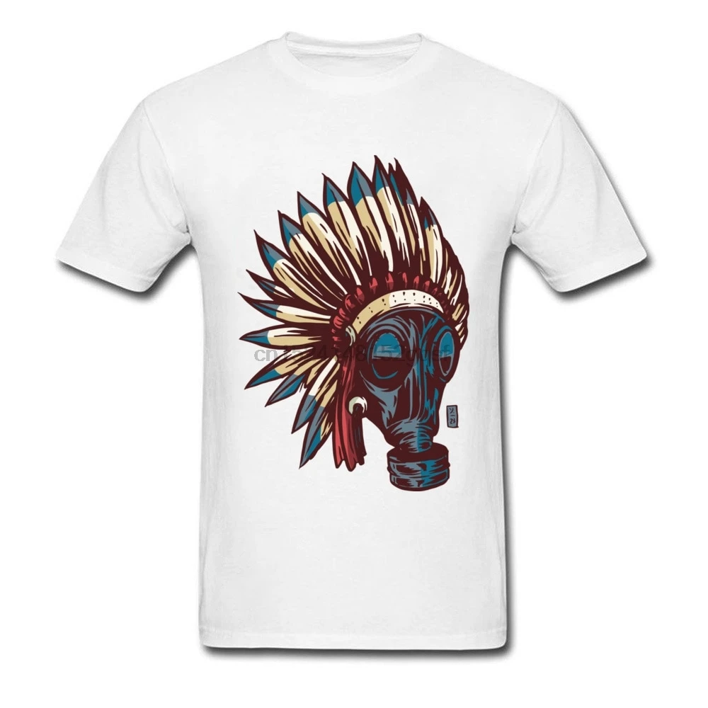 2018 Pop Art Black TShirts For Adult Mens Dress T Shirts Tribe Gas Sugar Skull T-Shirts 100% Cotton Fabric Clothes No Button | Мужская