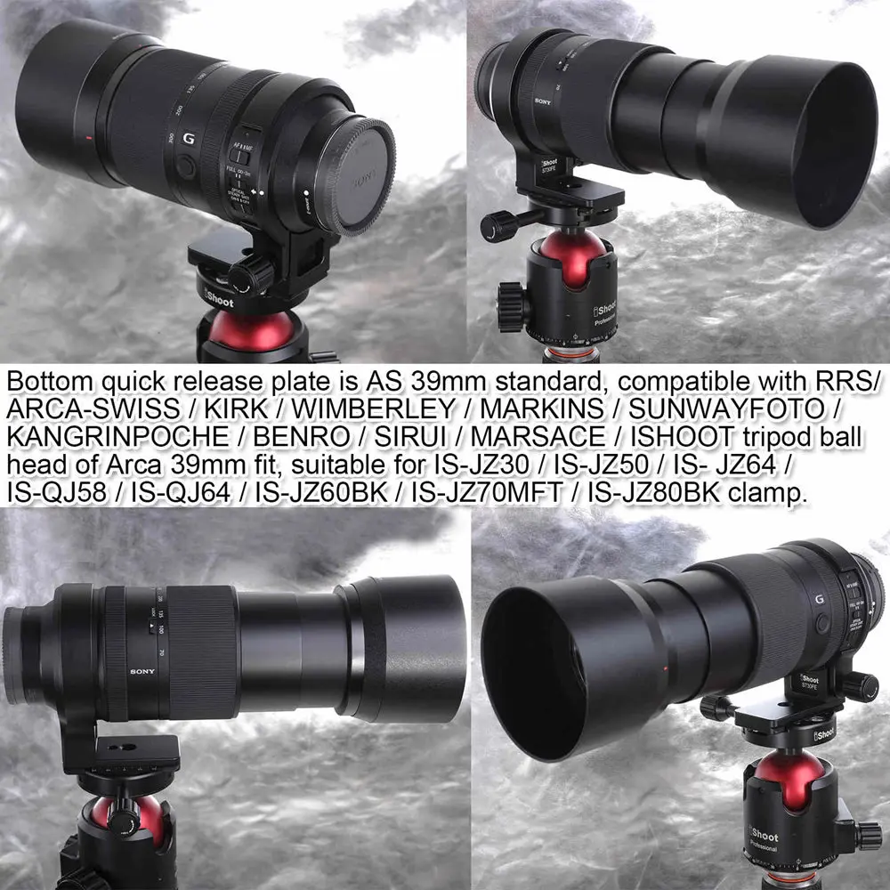 Кольцо для крепления объектива на штативе Sony FE 70 300 мм f/4 5 6 г OSS SEL70300G встроенная