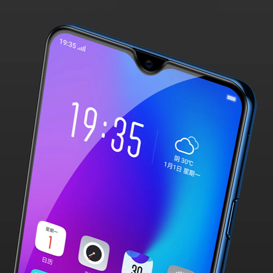 2 шт. Защита экрана для OPPO Realme 5 Pro XT против царапин 2.5D взрывозащищенное Закаленное