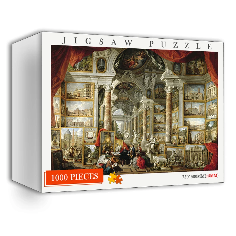 

Wooden Jigsaw Puzzle Toys 1000 Pieces Adults Wooden Puzzle Oil Art Painting DIY Assembly Adults Kids Wooden 1000 Pieces Puzzles