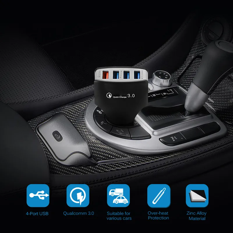 Короткий Тип C usb провод QC 3 0 быстрое автомобильное зарядное устройство адаптер