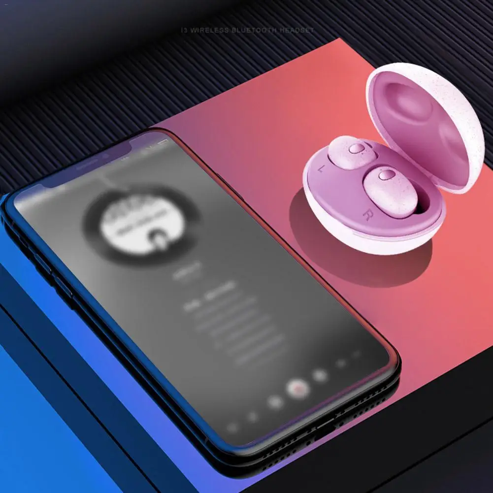 Беспроводные Bluetooth 5,0 наушники тяжелый бас стерео Спортивная гарнитура в ухо TWS компактные невидимые двойные наушники с микрофоном