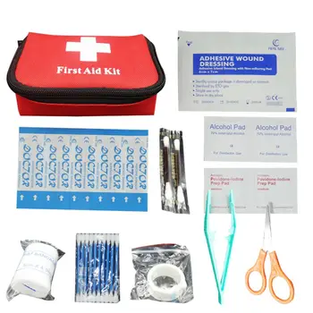 

600D PVC Oxford Cloth Emergency Survival Bag Mini Family First Aid Kit Sport Travel Kits Home Medical Bag Outdoor First Aid Bag
