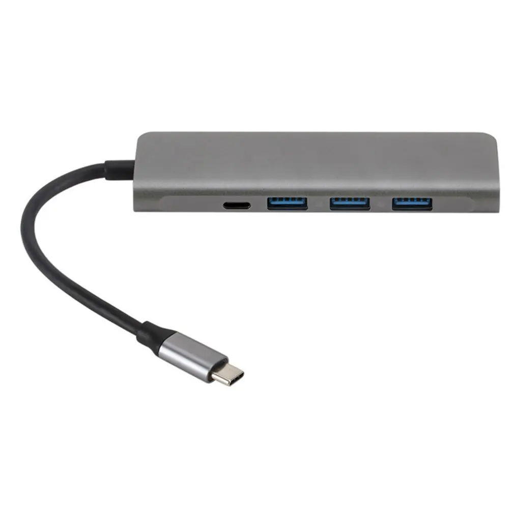 USB C концентратор тип C HDMI VGA адаптер Thunderbolt 3 PD конвертер для Macbook картридер адаптер док-станция