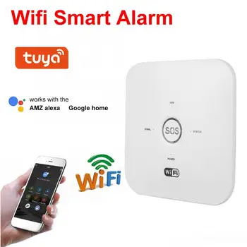 

Tuya Smart WIFI GSM Home Security Alarm System PIR for Alexa for Google Assistant 100-240 Valarm system for home