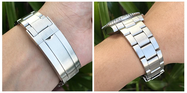 Cinturino Orologio In Acciaio Inossidabile 316L | Maglia Regolabile | Sgancio Rapido | Per Uomo E Donna - Foto 6