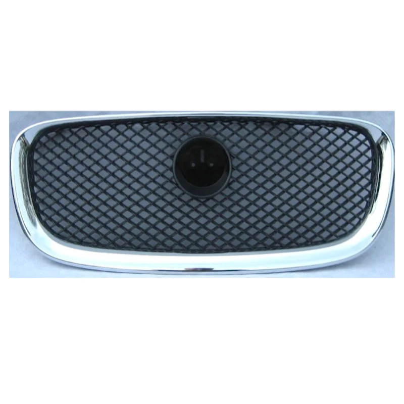 

RollsRover Front Bumper Grille Grill Chrome Surrounding Black Mesh for Jaguar XF XFR 2009-2011 OEM C2Z14892