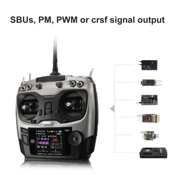 

Radiolink AT9S Pro 10/12CH RC Transmitter with Receiver R9DS 2.4G Radio Controller for Drone Multicopter Helicopter