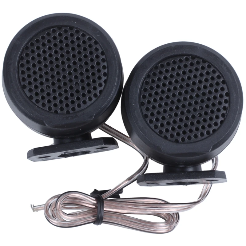 

2 Pcs Pre-wired Dome Audio System Tweeter Speakers 500W for Auto Car