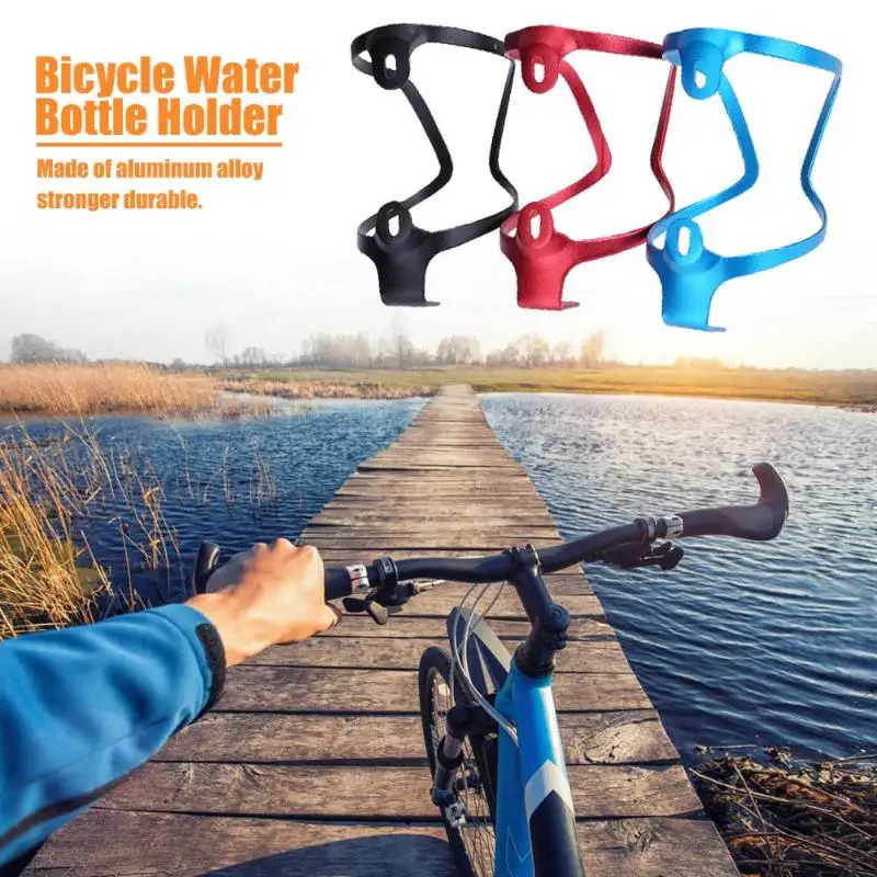 MTB велосипедные бутылки для воды со подножка; алюминиевый сплав велосипедная фляга для велосипеда держатель бутылки для создания красивых узоров и модным тенденциям
