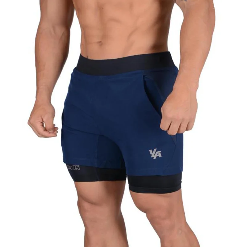 Summer Running Shorts Men Bodybuilding Sports Jogging Pants Gym Training Workout Shorts Sportswear Quick Dry Gym Men Shorts